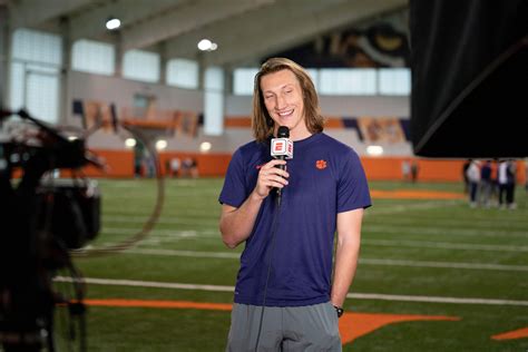 scenes from trevor lawrence s pro day clemson tigers official athletics site