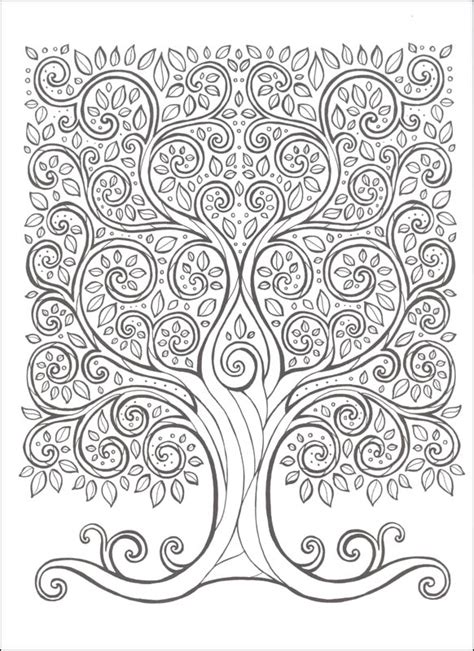 Keep Calm And Color Tranquil Trees Coloring Book Dover
