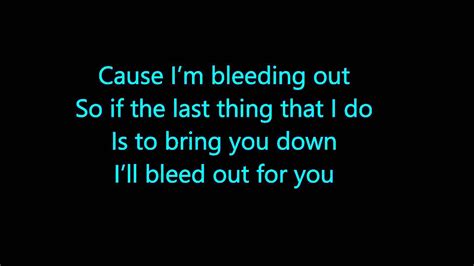 Imagine Dragons Bleeding Out Lyrics Youtube