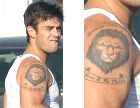 Robbie Williams Tattoos List Of Robbie William Tattoo Designs