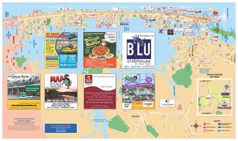 Local Maps Ocean City Md Chamber Of Commerce Printable Map Of Ocean