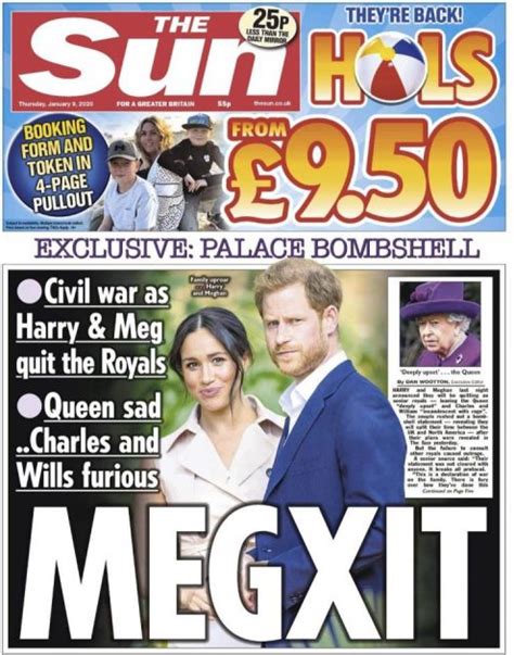 One tabloid newspaper put a £10 million price tag on the find before it was known what it contained, thus raising expectations. British and U.S. Tabloids are Covering the Harry/Meghan ...