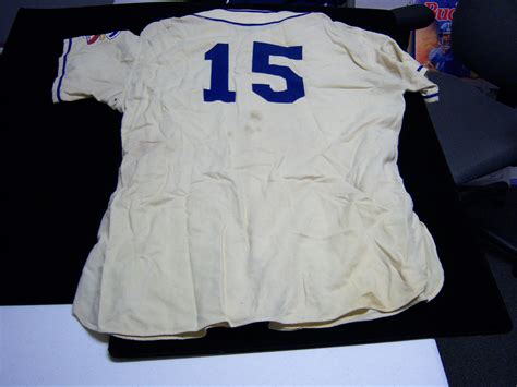 Lot Detail 1956 Columbus Jets Bsbl Game Used Jersey 15 Ray Noble