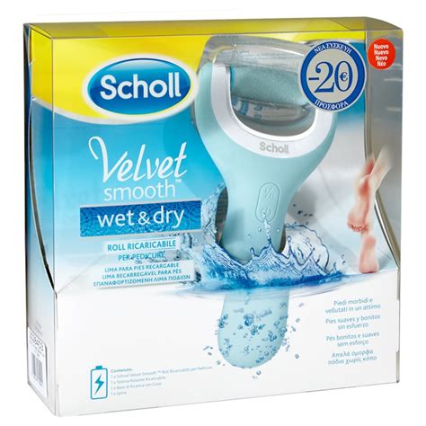 Scholl Velvet Smooth Wet And Dry Rechargeable Λίμα ποδιών ηλεκτρική