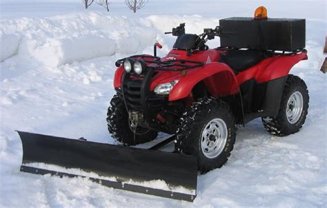 Best Atvs For Snow Plowing Offroad Roast