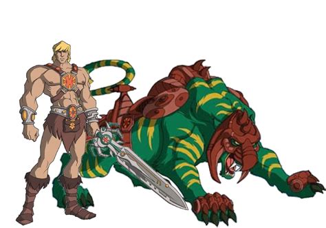 He Man And Battlecat By Crossovercomic On Deviantart