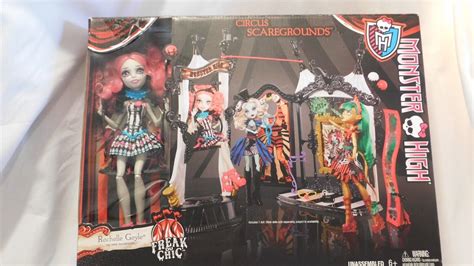 MONSTER HIGH Rochelle Goyle In Freak Du Chic Circus Scaregrounds NIB By