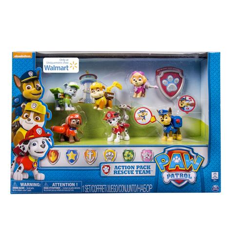 spin master paw patrol paw patrol action pack rescue team walmart exclusive