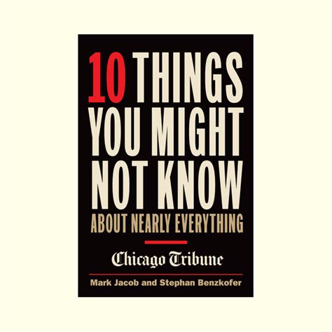 Ebook 10 Things You Might Not Know About Nearly Everything Shop The