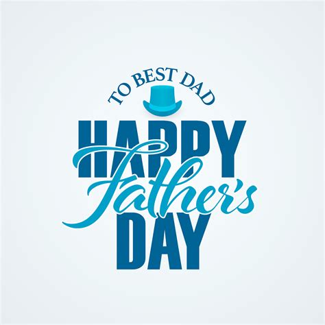 Happy Fathers Day Typographic Lettering Banner 638199 Vector Art At