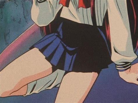 Image About Fashion In 90s Anime Aesthetic Purpleblue Tones By Kyra