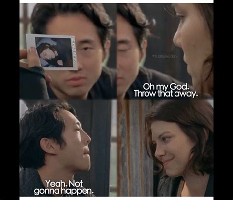 Glenn And Maggie Maggie Is Like Challenge Accepted Amc Walking Dead