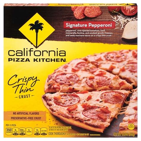 The california pizza kitchen prices reflect the polished casual dining ambiance of the restaurants in the national chain. California Pizza Kitchen® Crispy Thin Crust Signature ...