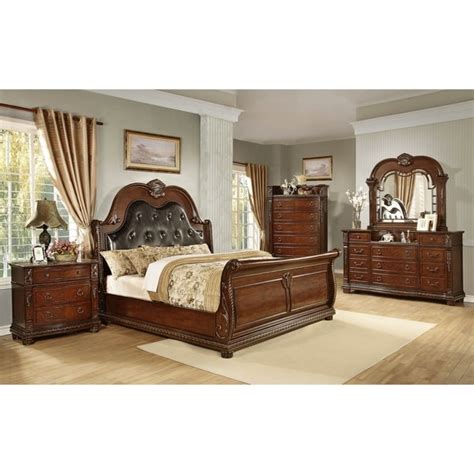 Shop Traditional Style Palace Queenking Bedroom Set On Sale Free