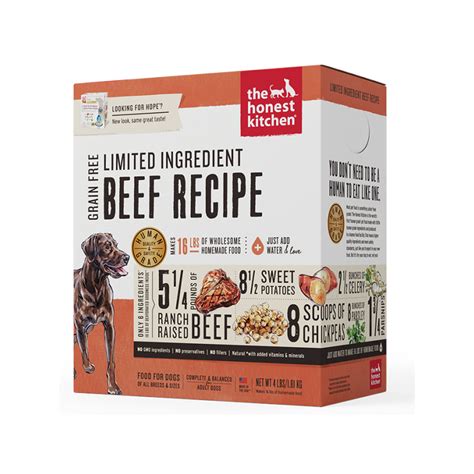 The Honest Kitchen Limited Ingredient Diet Beef And Chickpea Grain Free