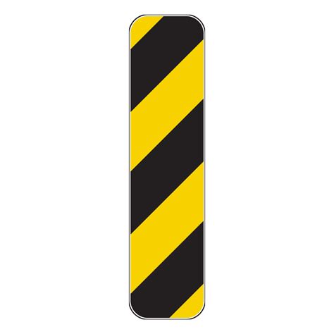 Diagonal Rt Stripes Marker Sign Reflective Street Signs