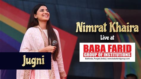 Jugni Nimrat Khaira Live Vibgyor 2k19 Bfgi Bathinda Live