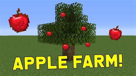 🍎 Best Apple Farm In Minecraft Youtube