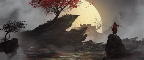 2560x1080 Lone Samurai 2560x1080 Resolution Wallpaper Hd