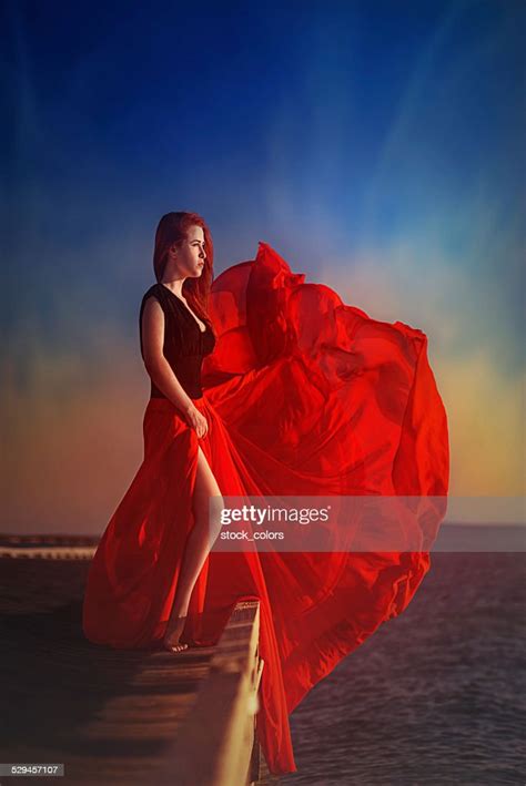 Blowing Wind In My Dress High Res Stock Photo Getty Images