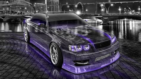 Hd car wallpapers for phone, download high quality beautiful free car background images collection for your mobile phone. Toyota Chaser JZX100 JDM Tuning Crystal City Night Car 2016 Wallpapers el Tony Cars | INO VISION