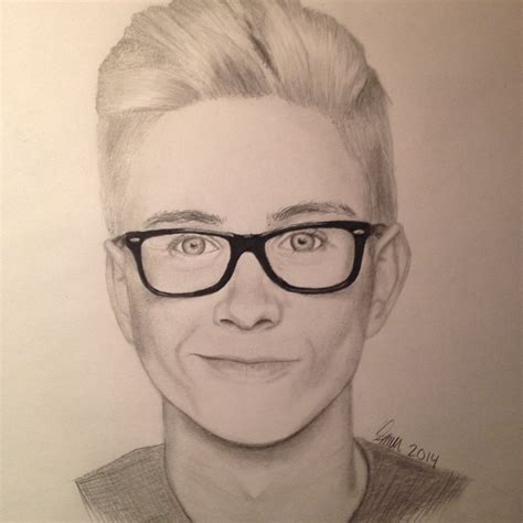 this is my graphite and charcoal drawing of tyler oakley comments appreciated r drawing