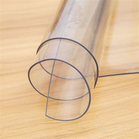 Anladia Mantel Transparente De Pvc Plástico Grueso Impermeable Para
