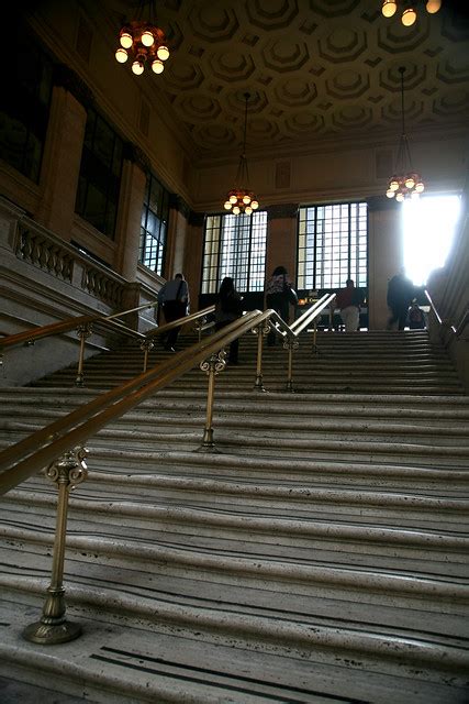 Chicago Ill Union Station Great Hall 1925 The Staircases