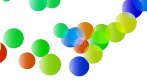 Colorful Balls Bouncing From The Ground Seamless Loop Animation Stock