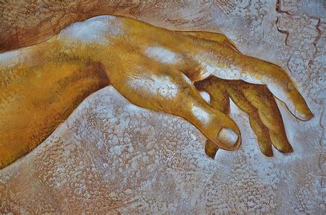 Hd Wallpaper The Creation Of Adam Painting By Michelangelo Hand Art