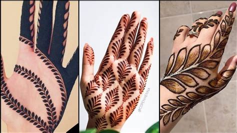 Eid Special Leaf Mehndi Designs For Hands ️easy And Beautiful Leaf