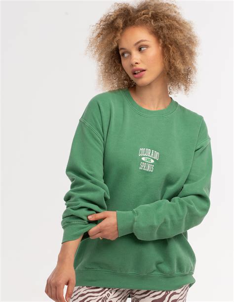 Bdg Urban Outfitters Colorado Springs Womens Sweatshirt Green Tillys