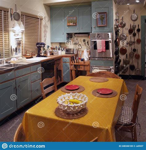Julia Child S Kitchen Table In The Smithsonian Editorial Stock Photo