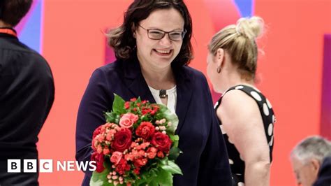 Andrea Nahles First Woman To Lead Germanys Social Democrats Bbc News