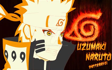 Uzumaki Naruto In Bijuu Sage Mode By Blazearx By Blazearx