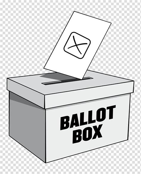 General Election Ballot Box Voting Title Box Transparent Background