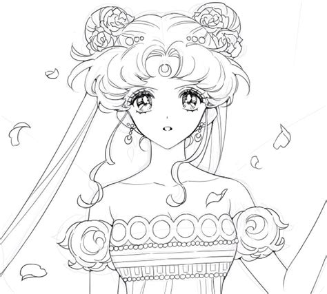 Dibujos De Sailor Moon Crystal Para Colorear Paginas Para Colorear