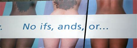 A New Ad With Rear Ends Not So Naked The New York Times