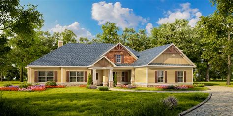 One more thought about designing on a corner lot is making things flow with the street. Corner Lot Craftsman House Plan - 36054DK | Architectural ...