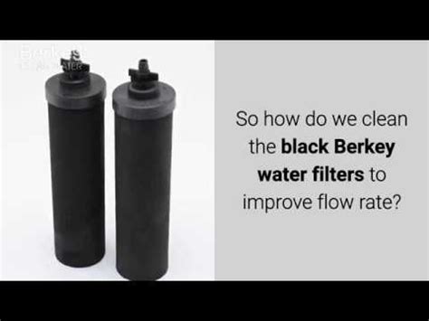 I've cleaned the filters probably every 6 months and when i reassembled, the water would always flow really fast. Cleaning Berkey Filters - The Right Way To Fix Flow Rate ...