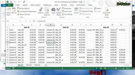 Excel Macro Vba Tutorial For Beginners Tutorial