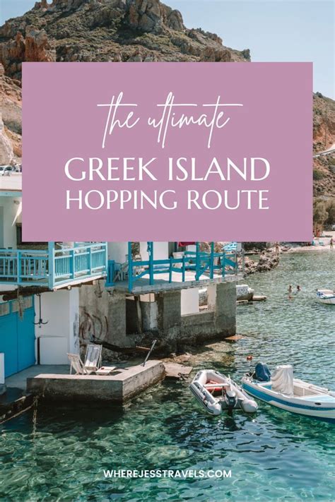 Greek Island Hopping Itinerary The Best Route In The Cyclades Greek