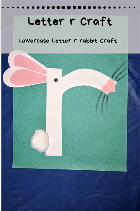 Lowercase Letter R Craft For Preschool Home With Hollie
