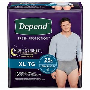 Save On Depend Men 39 S Night Defense Incontinence Xl Order
