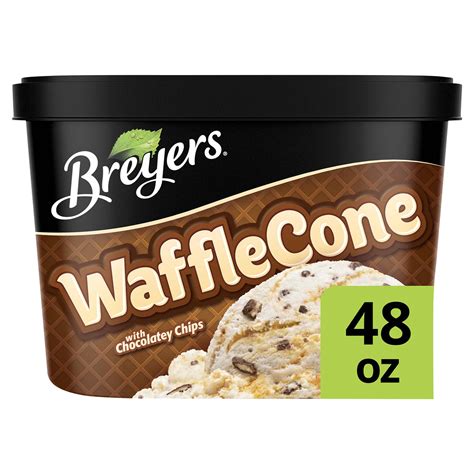 Breyers Waffle Cone Frozen Dairy Dessert 48 Oz Ice Cream Meijer