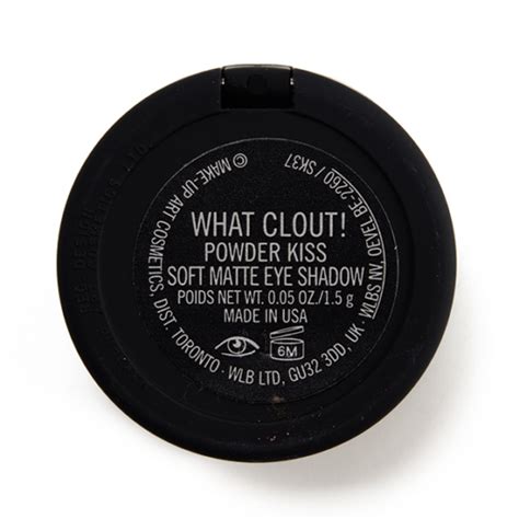 Mac What Clout Powder Kiss Soft Matte Eyeshadow Review And Swatches