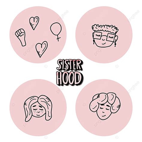 Quote Symbol Vector Design Images Sisterhood Quote With Woman