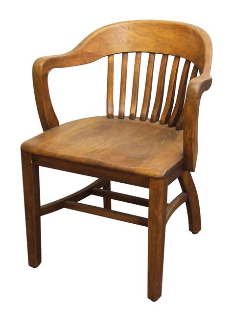 Single Wooden Bankers Chair Olde Good Things