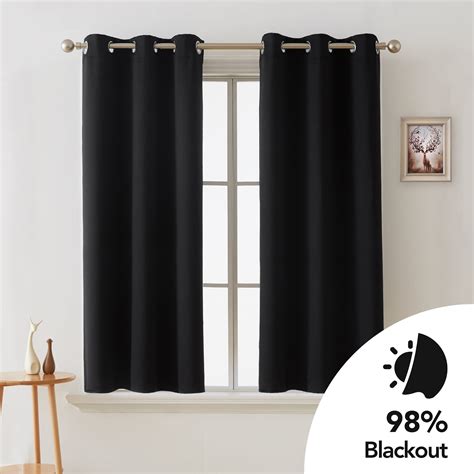 Deconovo Thermal Insulated Blackout Curtains Grommet Room Darkening