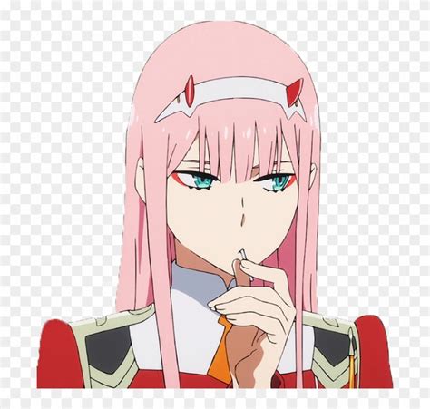 Download Transparent Zero Two Darling In The Franxx ゼロツー Zero Two Transparent  Clipart
